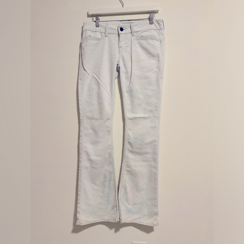 William Rast light tie dye flare low rise size 28 stretch